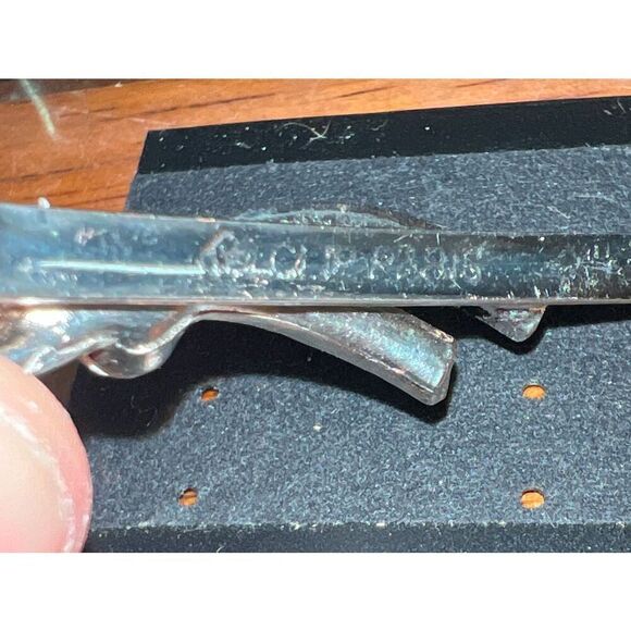 Rhinestone & Aurora Borealis AB Hairpin Barrette Made in Paris - Picture 5 of 12